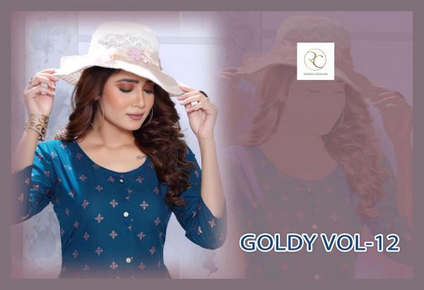 RC Goldy Vol 12 Rayon Exclusive Designer Kurti Collection